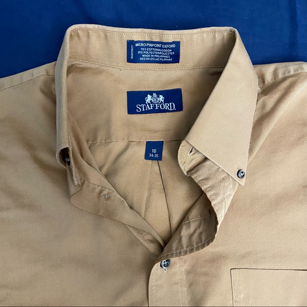 Tan Button Up - image 3